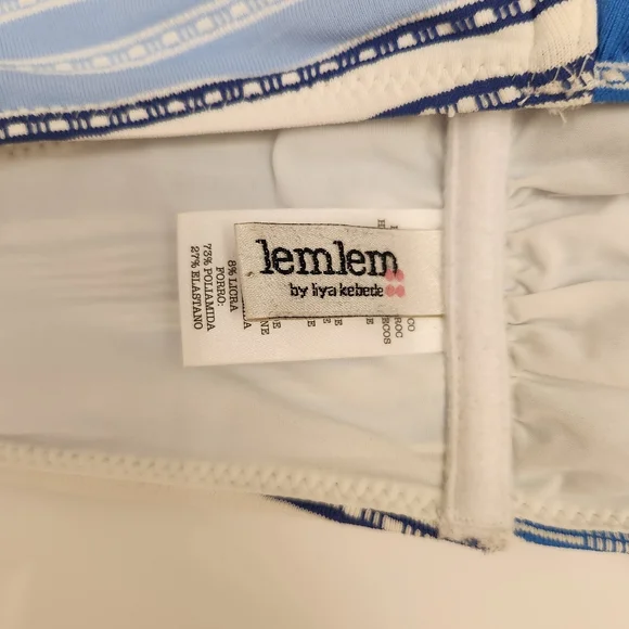 Lemlem Womens Eshal Printed Bandeau Swim Top Separates - Picture 4 of 5